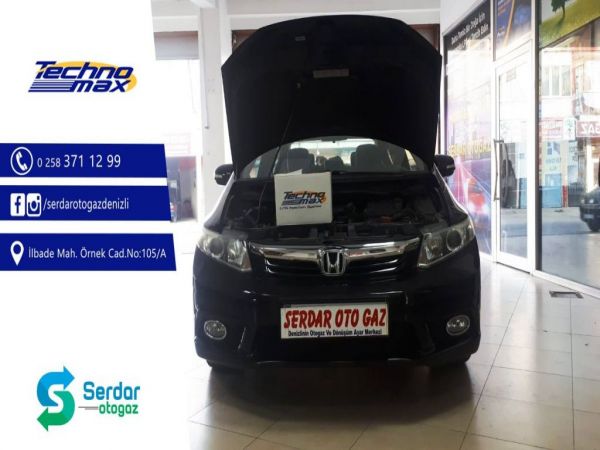 HONDA CIVIC LPG montaj resimleri